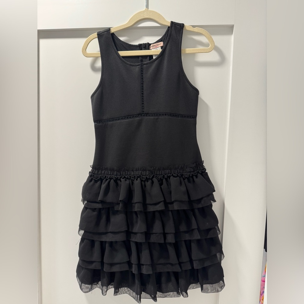 Nanette Lepore Black Ruffled Kids Dress